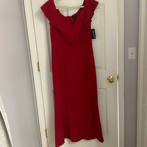Valentine’s Day Red Alexa B Nites Middi Size 14 Dress